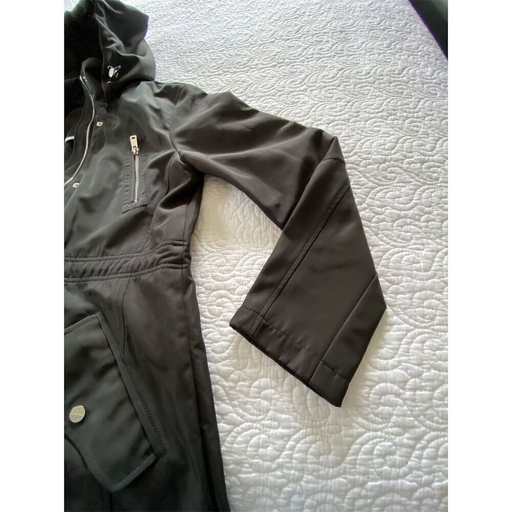 Kenneth Cole Hooded Anorak Jacket Black Size S Casual Mid-Length - Picture 8 of 16